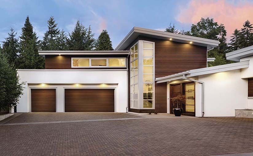 Modern garage Door