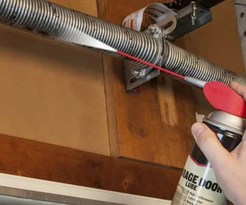 Lubricating garage Door